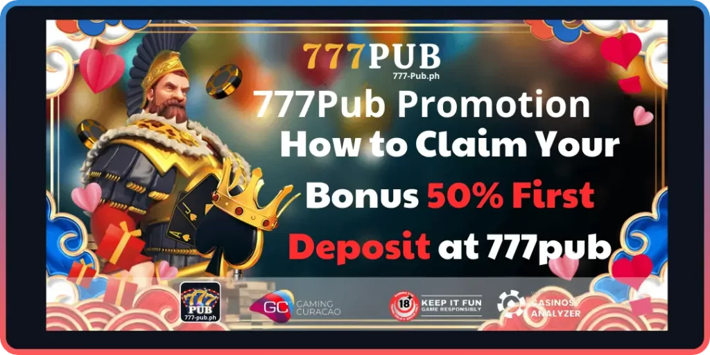 How to Claim Your Bonus 50 First Deposit 777pub