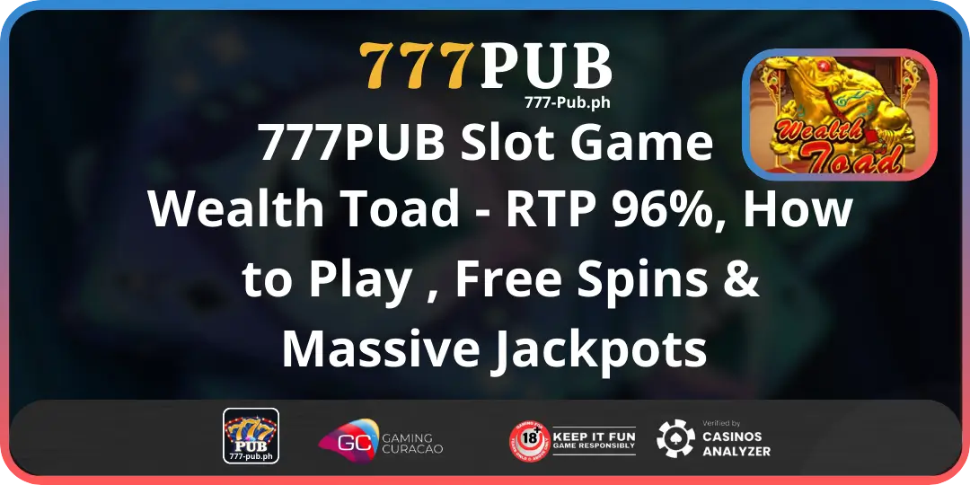 Wealth Toad - RTP 96 , How to Play , Free Spins & Massive Jackpots 777pub