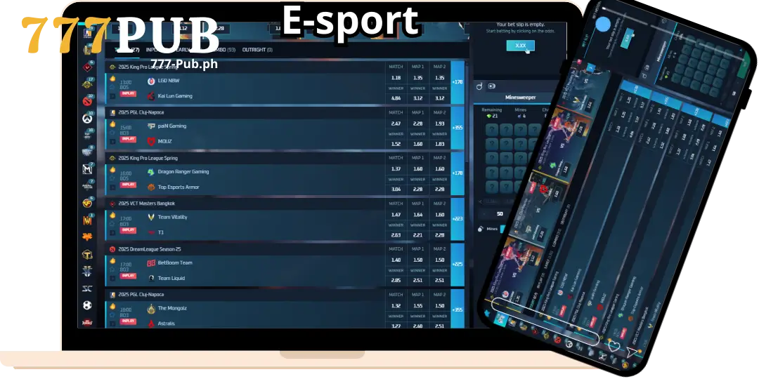 image E-sport at 777pub